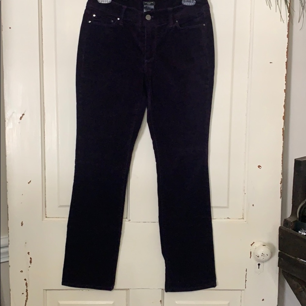 Eggplant/Dark Purple Velour Pants Gem